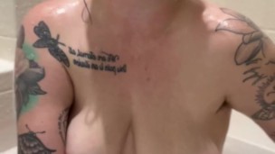 Smoking Cigarette in The Bath