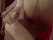 Pretty Liz Gets Some Playing With Hot Action On Huge Dildo Big One 15/16