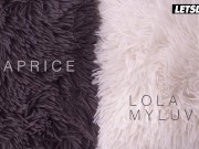 Lola Myluv and Caprice Wild Girl on Girl Action In The Morning - LETSDOEIT 1/16