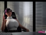 3D futa boss fucking a futanari babe on a job interview 4/16
