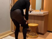 A plump and busty Japanese woman works at a hot spring, hand job and ejaculation shop. 2/16