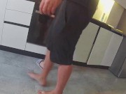 Wife fucks a neighbor in the kitchen. Real cheating 15/16