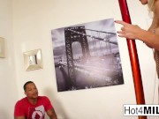 Stripper MILF receives an interracial fucking from a customer 6/16