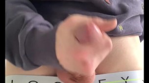 Playing With My Fat Cock Until I Cum
