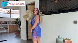 4K TRANSPARENT SEXY Babydoll Lingerie Dress TRY ON | Ana Daisy Scott