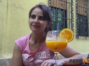 Amateur babe's hot public exhibition before having it HARD! 4/16