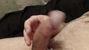 Stroking cock