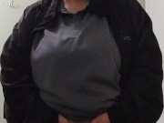 Horny at work had to touch my pussy
