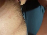 Teaseing that wet pussy hole then a surprise slip in the ass 7/16