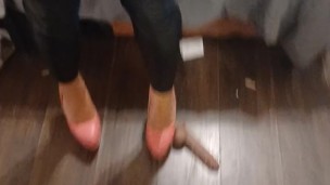 Caught Crossdressing in gf clothes