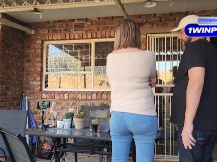 Fucking my neighbours wife outdoor