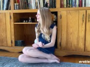 Ersties - Hot American Babe Gives Herself a Paddling 3/16