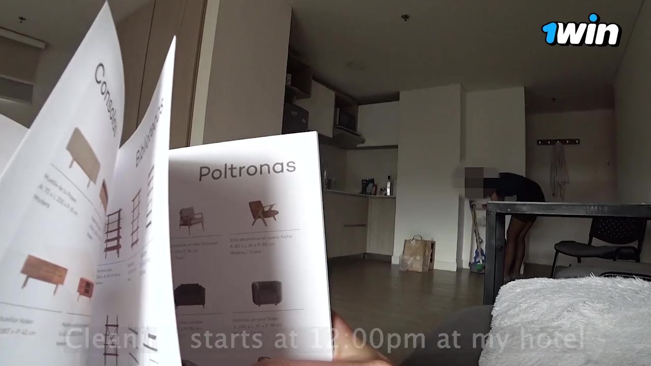 DICK FLASH. Hotel Maid Watching Me Jack Off and showed big ass Milf - RedTube