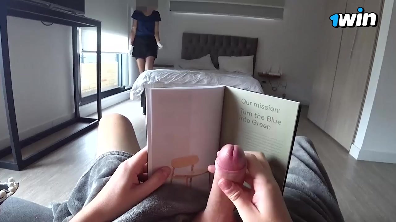 DICK FLASH. Hotel Maid Watching Me Jack Off and showed big ass Milf - RedTube