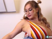 Big Boobie Cheryl Cums To Wash Your Cups 1/16