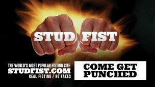 Ridick gets his gaping cunt ffucked and ffisted into a prolapsing mess at STUDFIST