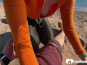 During out desert travels, my gf decided to give me a blowjob in the open. 11/16