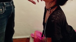 Mon colocataire baise mon petit cul métisse française et m'utilise comme une chienne . J'adore !!!