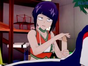 Kyoka Jiro and Izuku Midoriya have intense sex in the Gym storage. - My Hero Academia Hentai 2/16