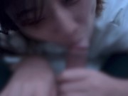 裏すじ攻めフェラも得意な女の子♡cum in mohth blowjob 5/16