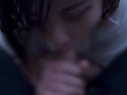 裏すじ攻めフェラも得意な女の子♡cum in mohth blowjob 7/16