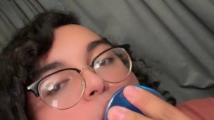 Loving my dildo