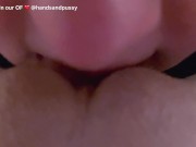 Her tongue takes me to heaven, she eats me so good 5/16