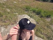 my best friend interrupted my hike and drove me to drain his balls in the mountains - little arden 8/16