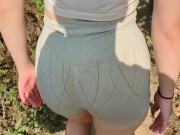 Got caught while I was fucking a beautiful girl in the woods (dialogues in Italian) 1/16