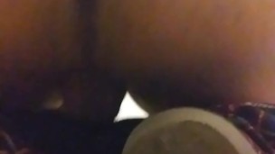 Stocky guy with long hair shows how they take dick