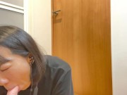 【テレビ電話オナニー】えっちな空気のおすそ分け♡声を出せない環境でグチョグチョ音が響く♡　日本人 素人 フェラ 4/16