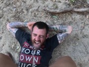 Pissy wakes man up with golden shower