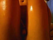 ❤️I rub my cock on her Thighs Until I cum❤️ Legjob 16/16