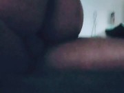 Big Booty Ebony Housewife Rides StepSons BBC until he cums 12/16