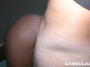 Ebony anal slut takes a master cumshot in her asshole 11/16