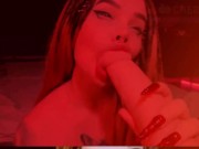 I asked the neighbor to help me with the garden. He ended up fucking my mouth and pussy. 1/16