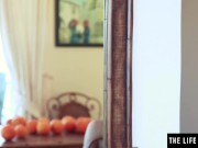 Watch sexy redhead and blonde enjoy kinky lesbian bdsm games 2/16