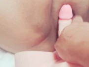 Surprised wife with a new toy 9/16