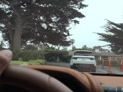 GFE fun with Riley Rose blowjob in the car 1/16