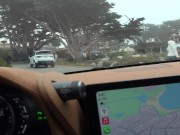 GFE fun with Riley Rose blowjob in the car 4/16