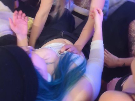🎉 House Party Ends With REAL LESBIAN ORGY! 🥵