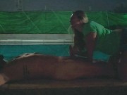 Blowjob in the pool. Full video in my Manyvids. 13/16