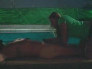 Blowjob in the pool. Full video in my Manyvids. 4/16