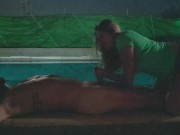 Blowjob in the pool. Full video in my Manyvids. 7/16