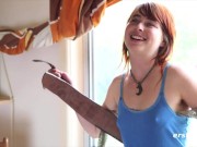 Ersties - Hairy Babe Gets Off While Rubbing Her Pussy 7/16