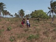 Brazilian Barbie Banks Gets DP'd In The Water 1/16