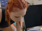 Feisty Redhead VolleyBall Player Scarlet Skies Rides Coaches Balls for Team Position- S1:E1 2/16