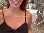 VLOG MONACO - I show off at the beach and get fucked in the public shower 12/16