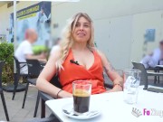 Blonde girl Tania Lopez wants us to see her neighbourhood and then she gets fucked! 4/16