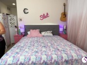 behind the scenes of a married couple and their horny redhead slut 2/16